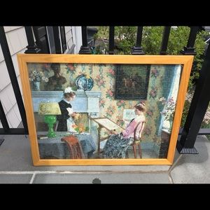 Framed puzzle 24”x30”